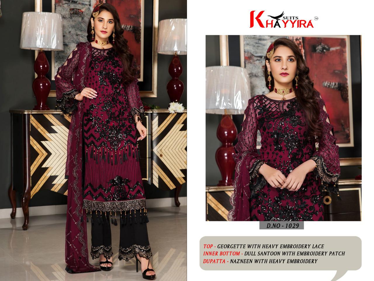 PAKISTANI SUITS D NO 1029 (1) BY KHAYYIRA